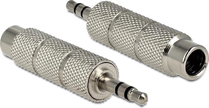 Produktbild Delock Adapter Audio Klinke 3,5 mm Stecker > 6,35 mm Buchse (Klinkenadapter)