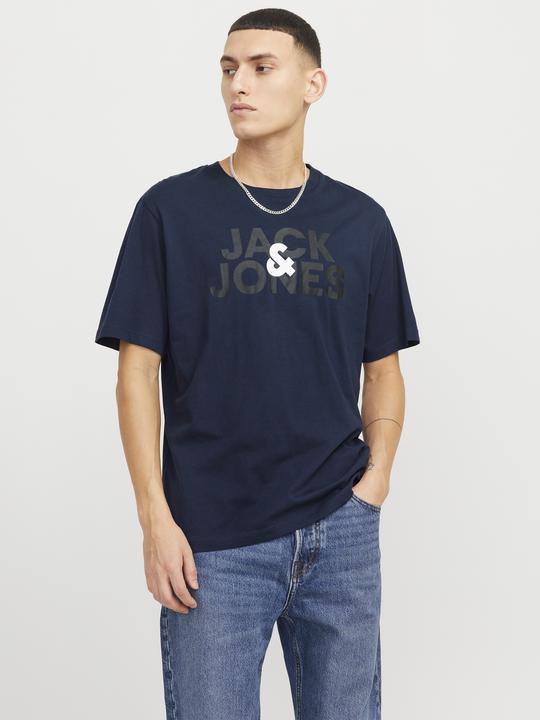 Actual product image Jack & Jones Logo round neck T-shirt T-shirt (L)