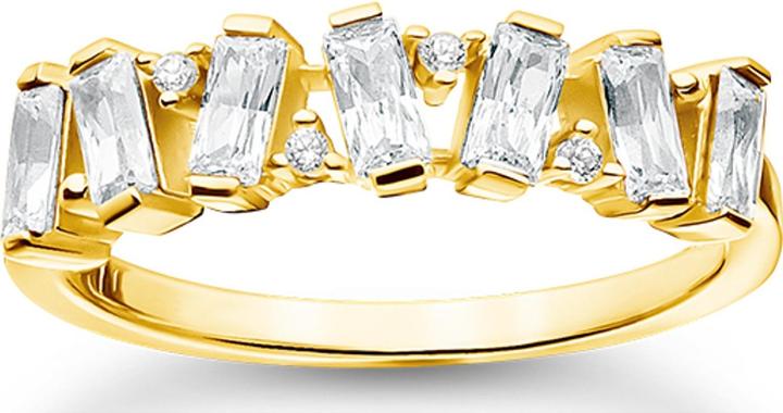 Produktbild Thomas Sabo Ring weisse Steine gold (54, 925 Silber)