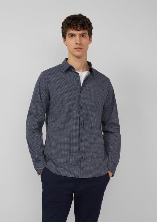 Immagine prodotto s.Oliver Hemd Slim Fit: Gemustertes Hemd mit Kentkragen (L)