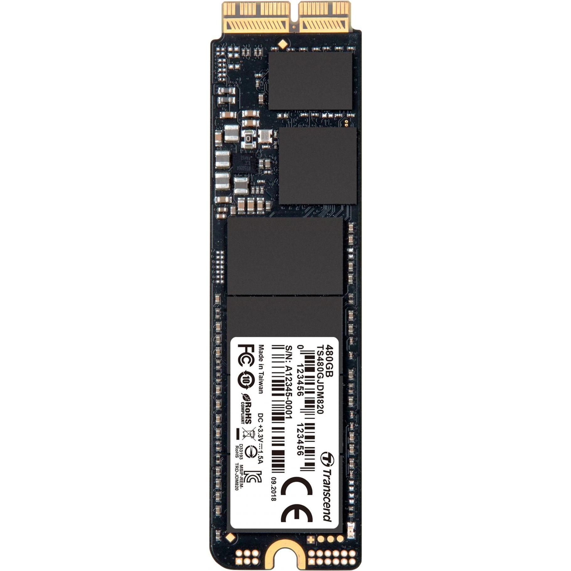 Transcend JetDrive 820 (480 GB, M.2 2280), SSD