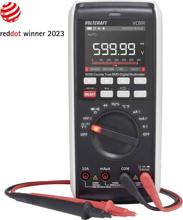 Multimètre Cordons de mesure 3x 1,5 V pile AAA Sonde de température à contact ponctuel Mode d'emploi