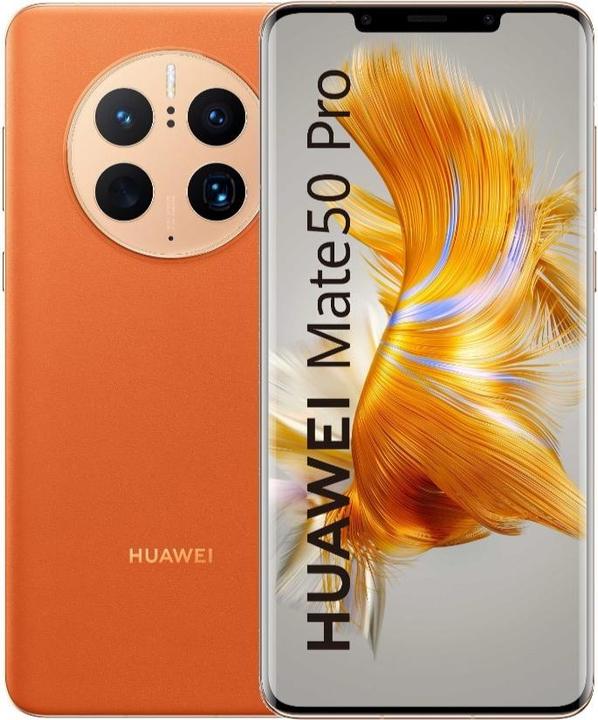 Produktbild Huawei Mate 50 Pro (512 GB, Oranža, 6.74", Dual SIM, 4G)