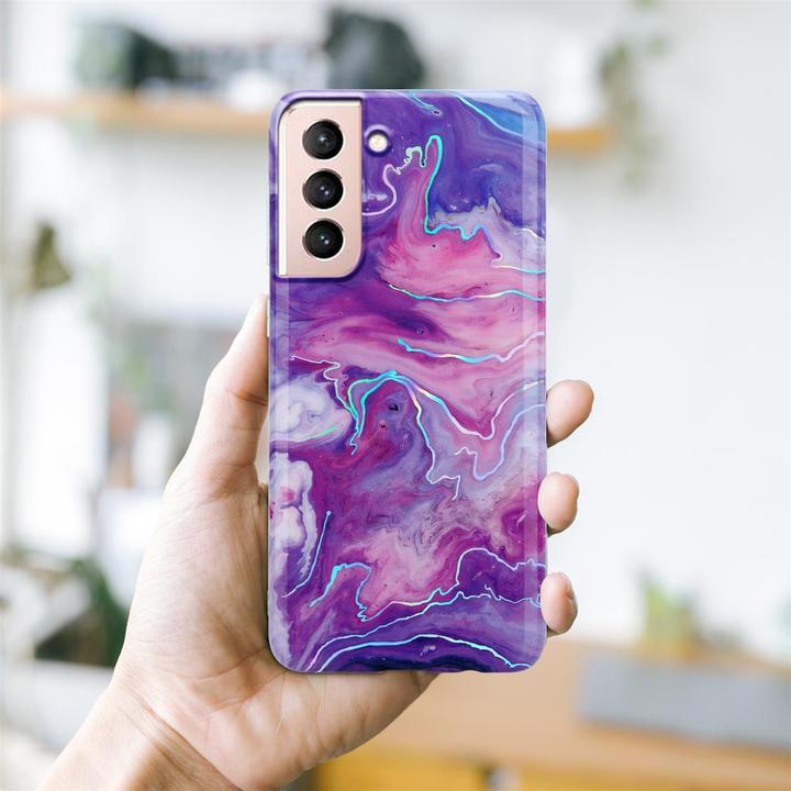 Image du produit Cadorabo Couverture IMD TPU Marbre coloré (Samsung Galaxy S21 5G)