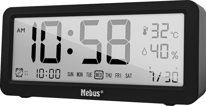 Produktbild Mebus 25819 Quarzwecker digital