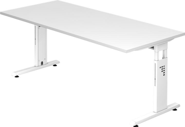 Image du produit Hammerbacher MyTable O Bureau avec cadre blanc