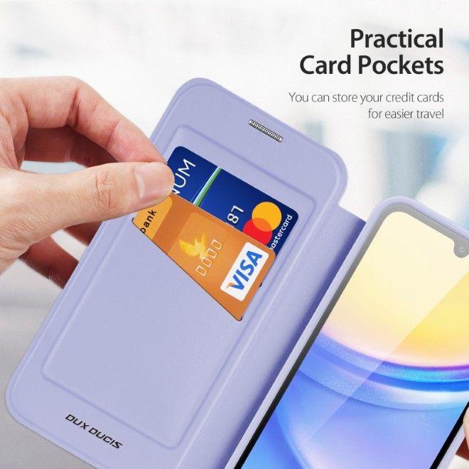 Actual product image Dux Ducis Skin X Pro Magnetic Stand leather case (Samsung Galaxy A15 5G)