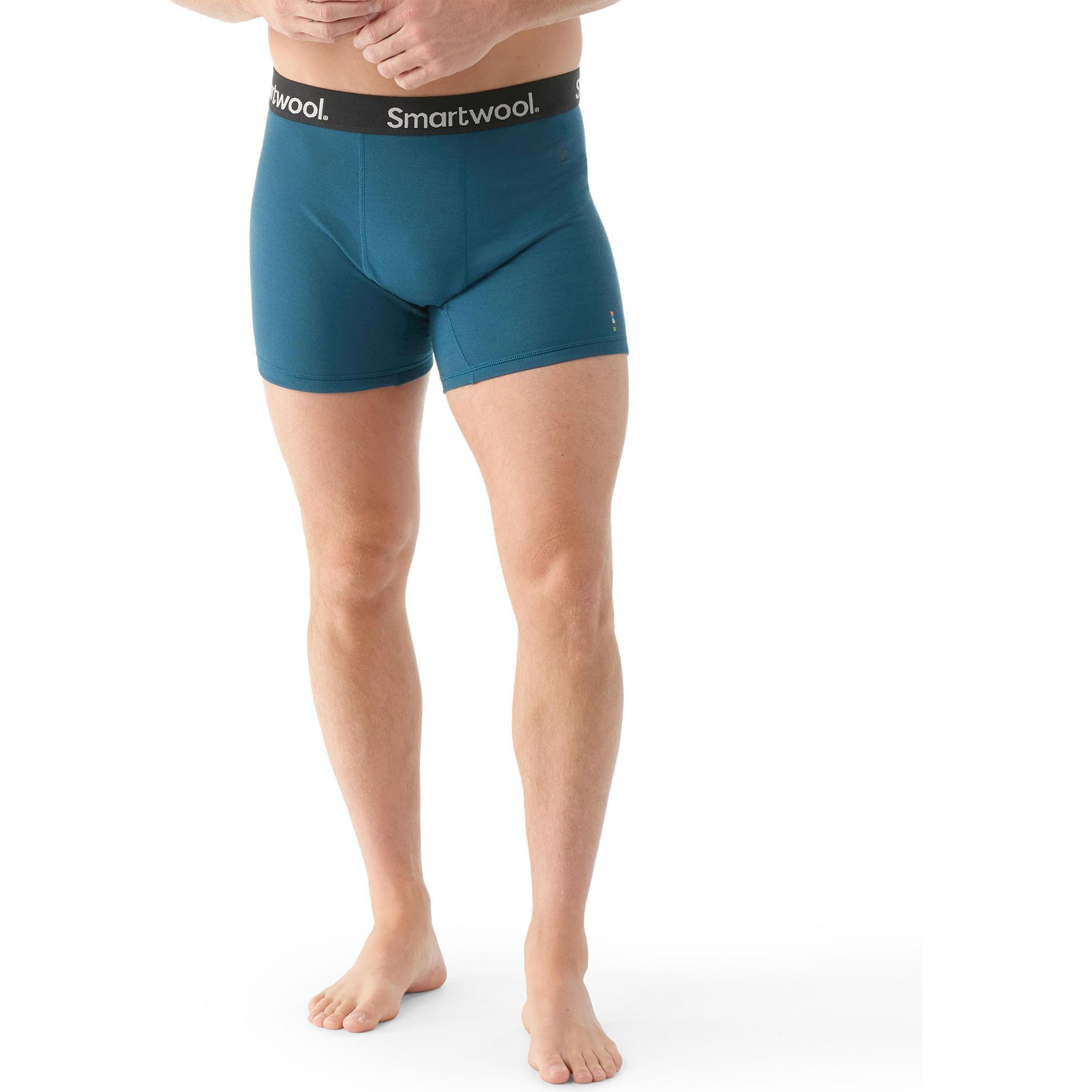 Thumbnail - Smartwool, Herren, Funktionsunterhose, Ms Boxer Brief (S), Blau, S