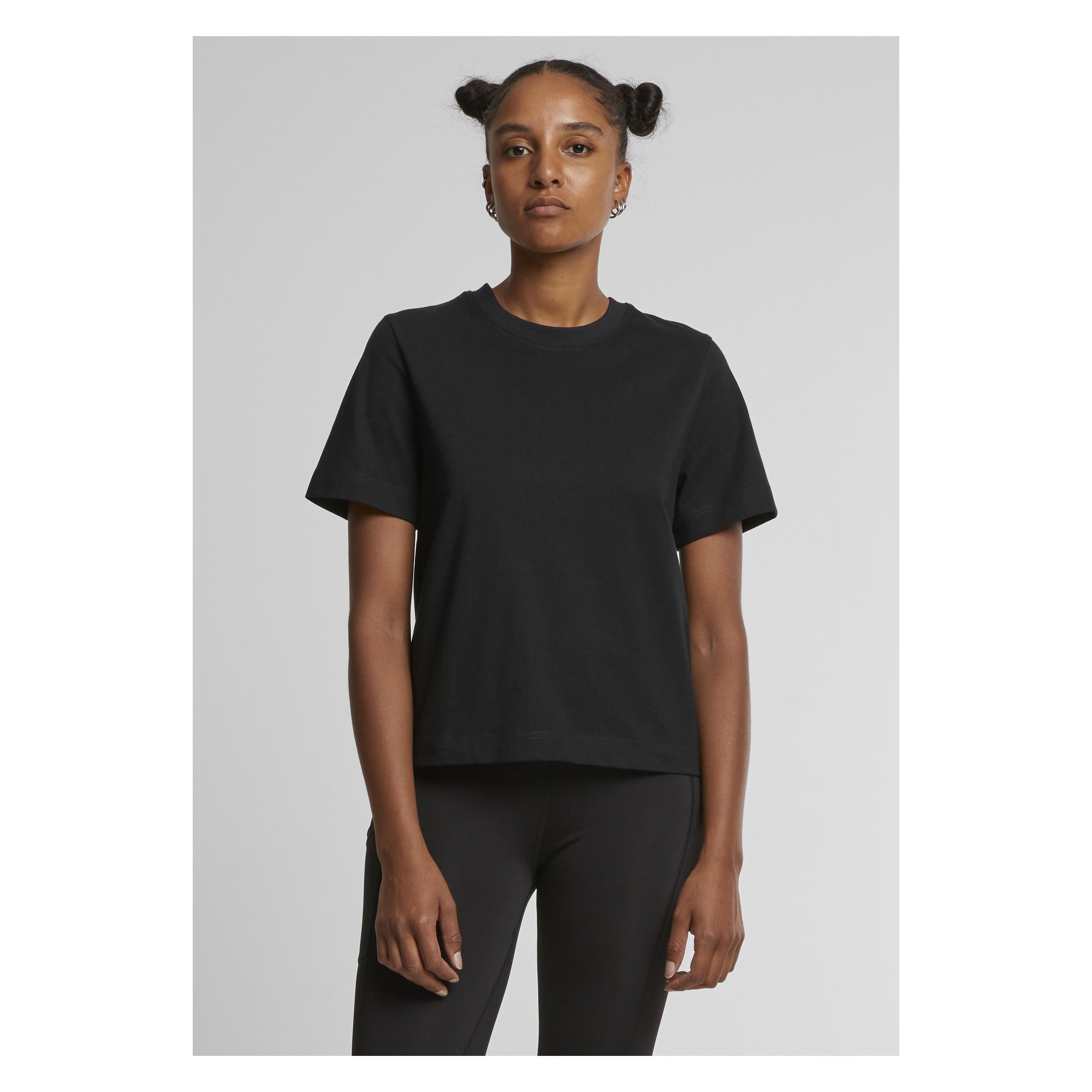 Urban Classics, Damen, Shirts, Organic Boxy, Schwarz, (S)