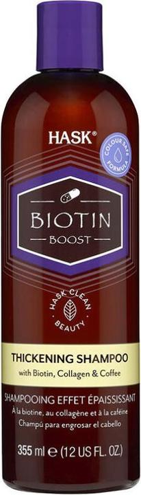 Actual product image Hask BIOTIN BOOST thickening shampoo 355 ml (355 ml, Liquid shampoo)