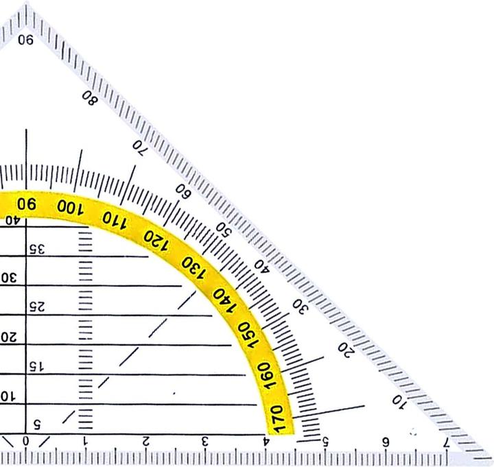 Produktbild Topwrite Geodreieck (14 cm, Kunststoff)