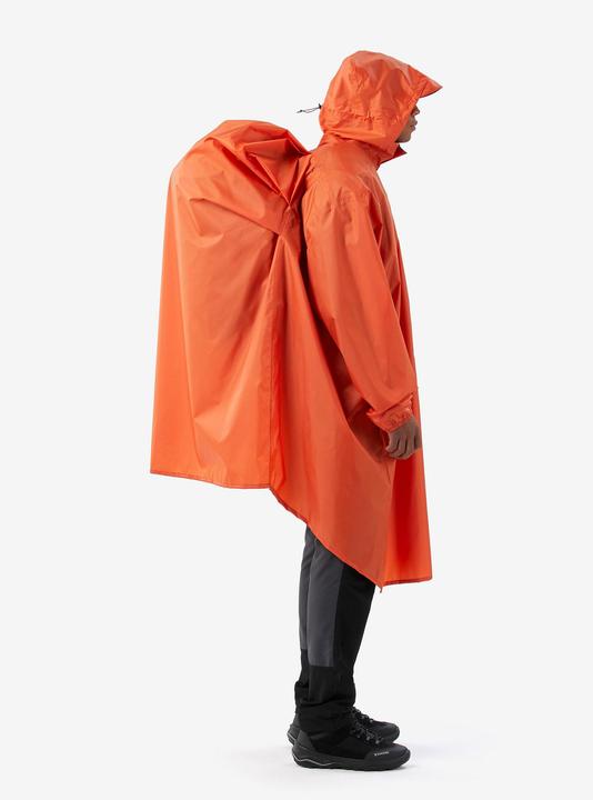 Actual product image Forclaz Poncho Regencape 60 l Wandern - MT500 orange (XL)