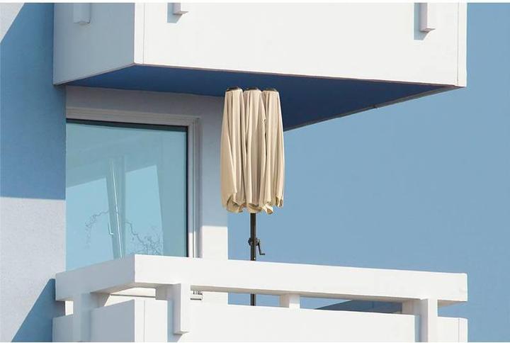 Produktbild Schneider Schirme Sonnenschirm Schneider Salerno 300x150 cm natur (1.50 m)