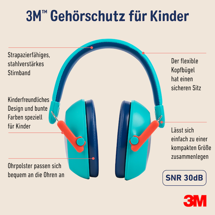 Actual product image 3M Hearing protection for children (1 x)