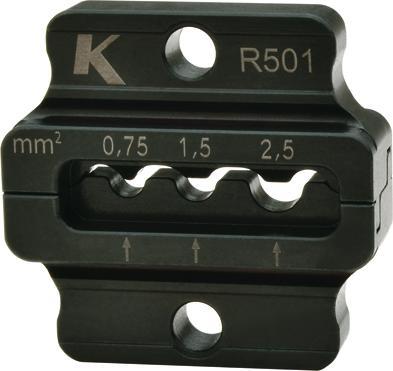 Produktbild Klauke KLA R501 Presseinsatz 0,75-2,5qmm Rohrkabelschuh, Verbinder