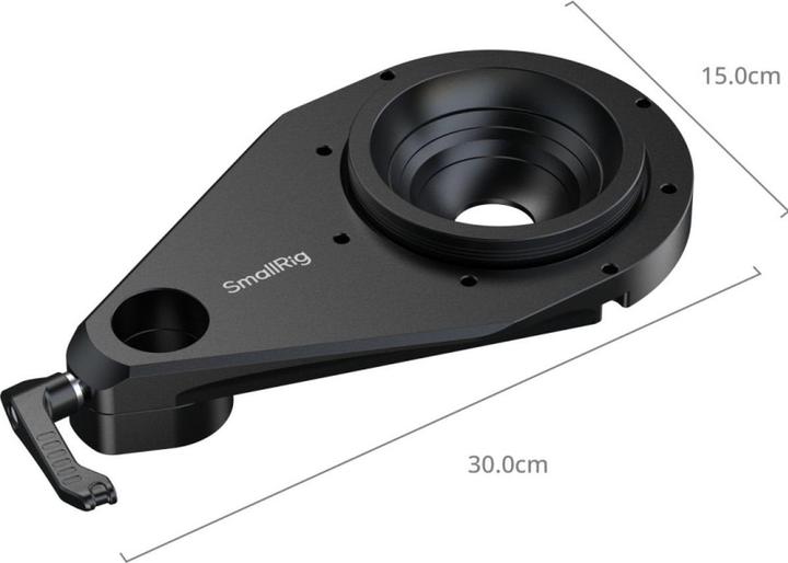 Actual product image SmallRig 6253 Tripod Head Mount Plate for Camera Cart (75mm/100mm)