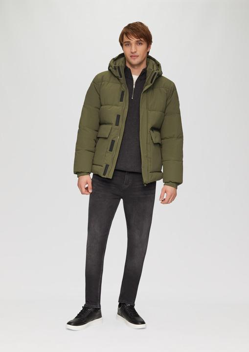 Immagine prodotto S.Oliver Outdoor-Jacke Gesteppte Winterjacke mit Kapuze und Innenkragen (XXL)