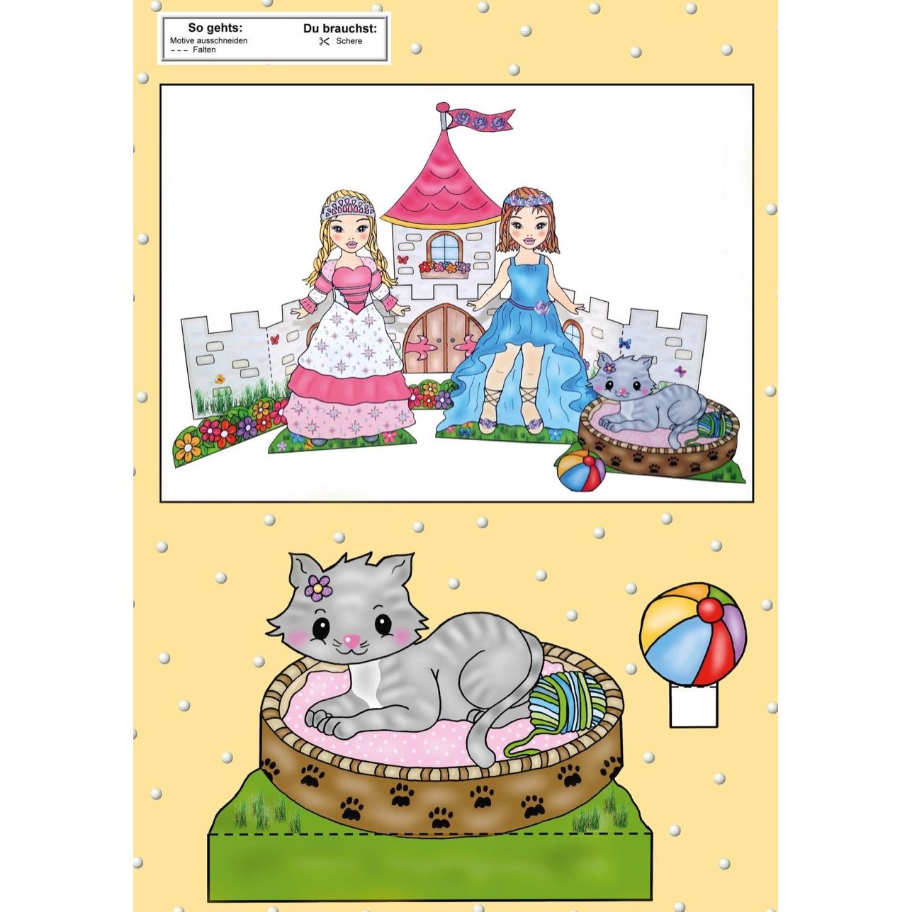Thumbnail - Das Ausschneide-Bastelbuch Anziehpuppen, Kinderbücher von Andrea Küssner-Neubert