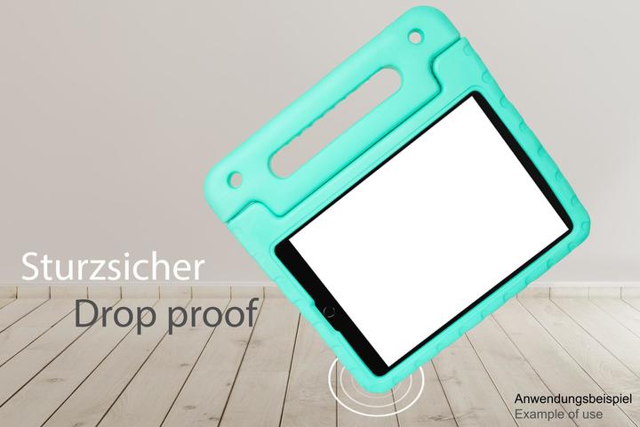Produktbild Good Connections iPad 10.2"" (9. Gen.) Tablet-Schutzhülle mit Kickstand, aqua (iPad 10.2, Ipad 10)