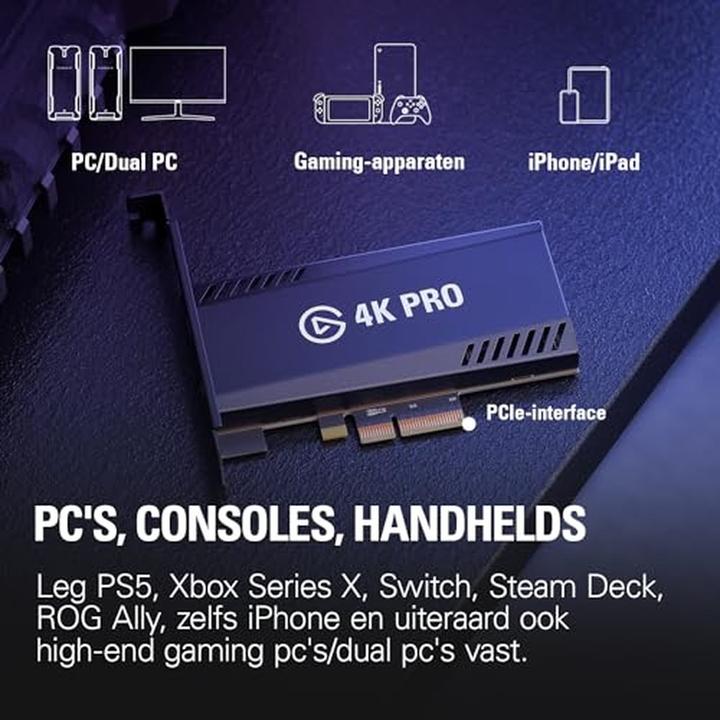 Actual product image Elgato Game Capture 4K Pro (Xbox Series X, PS5, Switch, PC, Mac)
