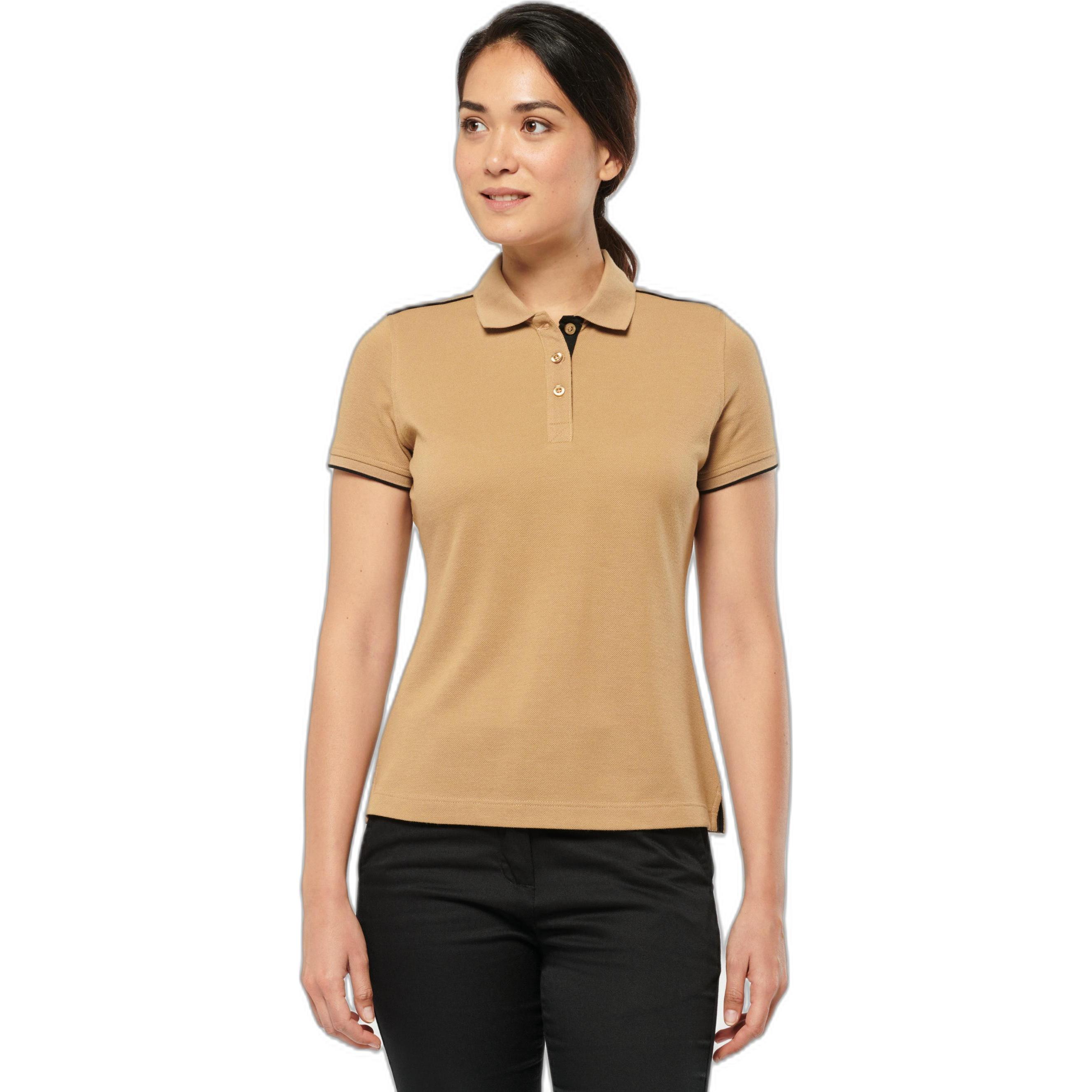 Thumbnail - Kariban, Damen, Shirt, DayToDay, Braun, (S)