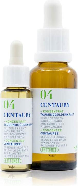 Actual product image Phytomed Bachblüten No4 Tausendgüldenkraut (1 Piece, Liquid, 24 g)
