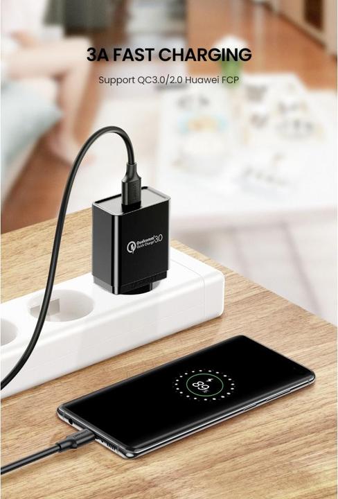 Produktbild Ugreen USB-C zu USB-A 3.0 3A Datenkabel (1 m, USB 3.0)