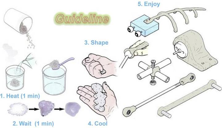 Produktbild Toolcraft Modellierperlen Polymorph