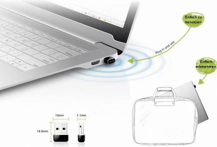 Image du produit TP-Link TL-WN725N, Nano sans fil (USB 2.0)