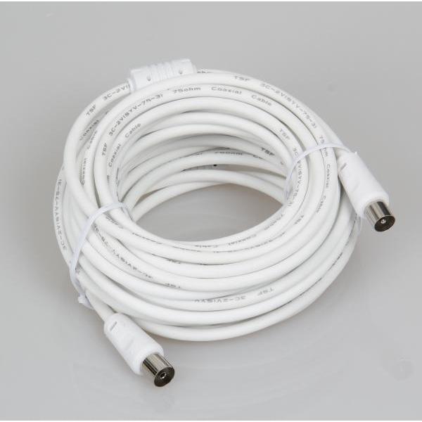 Line E-Line Antennekabel 10 meter - YouSee og Stofa godkendt, Video Kabel