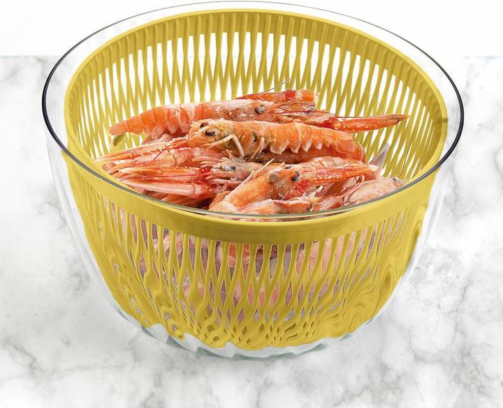 Image du produit Guzzini 17090056 Spin e Store Kitchen Active Design Essoreuse à salade Yellow 26 cm