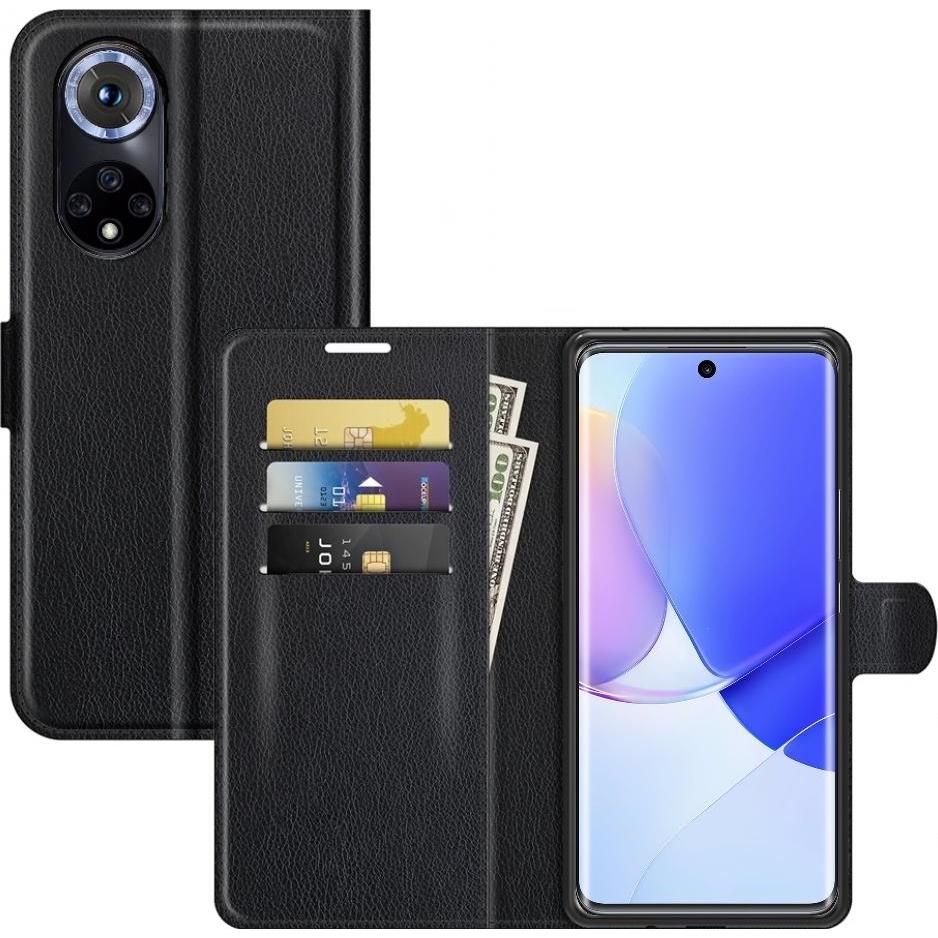 Screenguard Huawei Nova 9 Leather Guard Lederhülle (Huawei Nova 9), Smartphone Hülle, Schwarz