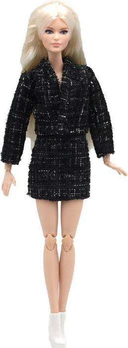 Actual product image Hermex Office Fashion Outfit for Barbie Dolls Office Collection Dress Black