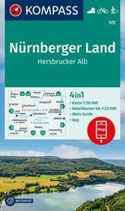 Produktbild Wanderkarte 172 Nürnberger Land, Hersbrucker Alb 1:50.000