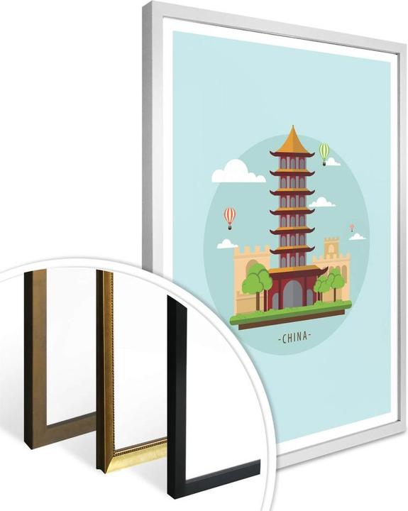 Produktbild Trenddeko Visit China (24 x 30 cm)