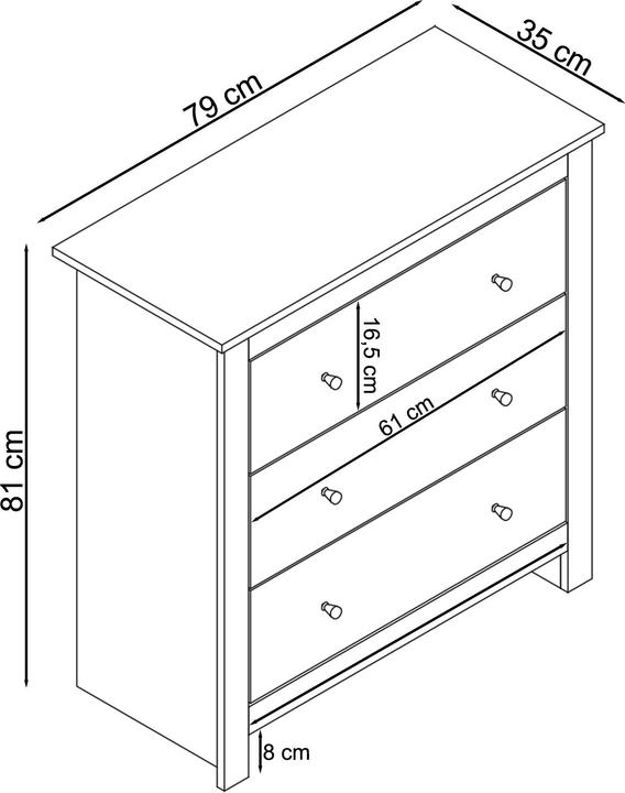 Image du produit Loft 24 Emerald (79 x 35 x 81 cm)