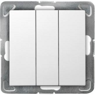 Ospel ŁP-13Y/m/00, Taster + Schalter, Weiss