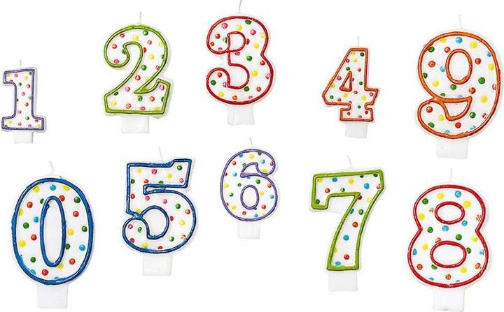 Actual product image Amscan Number candle 9 (1 pcs.)