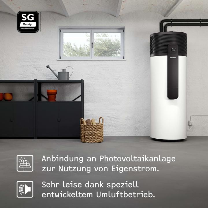Produktbild Stiebel Eltron Wärmepumpe Warmwasser WWK-I 300 Plus, mit Stecker, 300 Liter, Schnittstelle für PV-Anlagen
