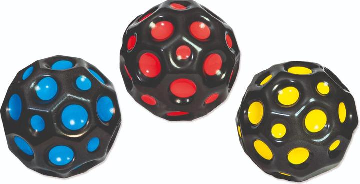 Actual product image Rs Toys Palla Jumpy Black Skin Rimbalzosa Display 12 Pz