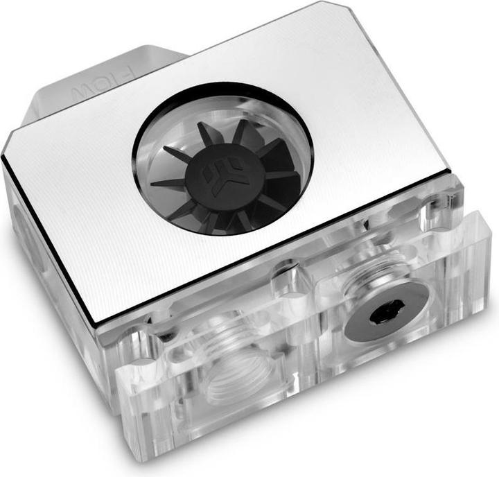 Produktbild EKWB EK-Quantum Scalar Flowmeter Bottom-To-Top D-RGB - Nickel