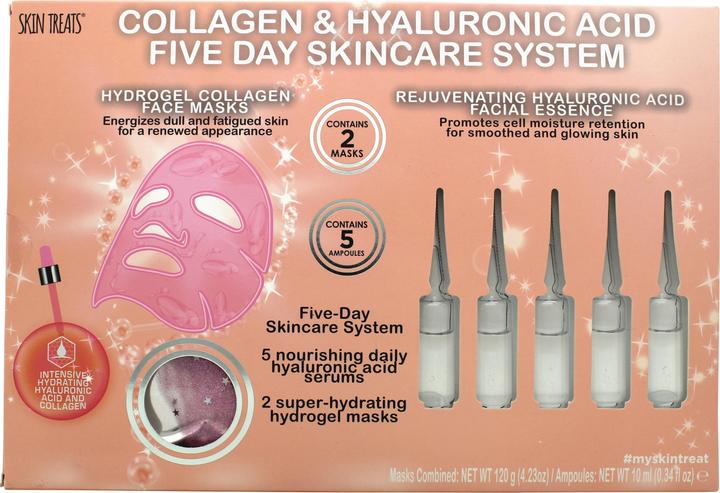 Produktbild Skin Treats Collagen Glitter und Hyaluronsäure Ampullen 5 Tage Pflegesystem