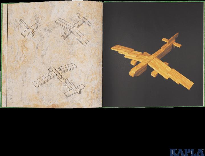Actual product image Kapla Book 3 green (Multilingual)