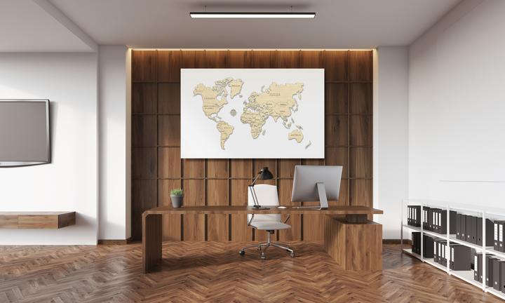 Productafbeelding WoodenCity Wereldkaart L (31 onderdelen)