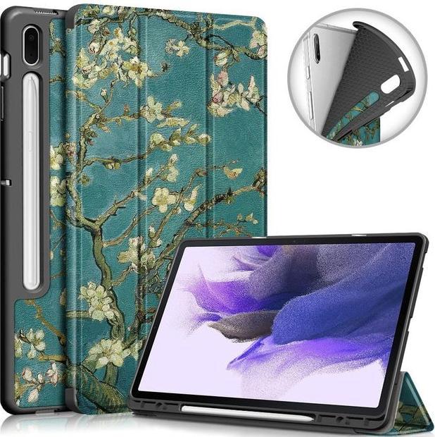 Actual product image MU Style Triple folding cover with pattern (Galaxy Tab S7 FE)