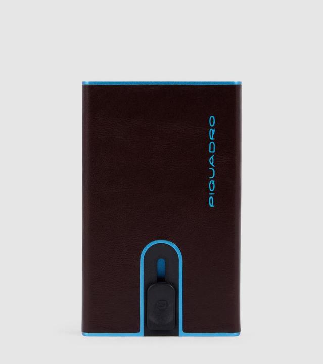 Actual product image Piquadro Blue Square - Compact wallet for banknotes and credit cards