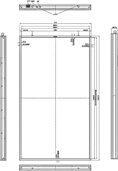 Image du produit Hisense Écran semi-extérieur 55WF45H (1920 x 1080 pixels, 55")