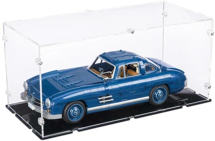 Actual product image iDisplayit Acrylic display for Mattel Hot Wheels Mercedes-Benz 300 SL (With black floor)