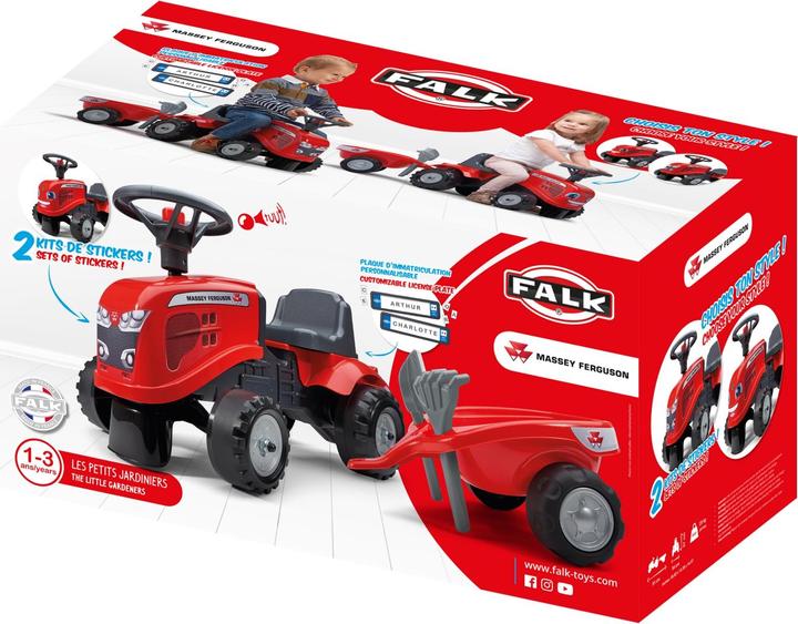 Immagine prodotto Falk Trattore Massey Ferguson con rimorchio