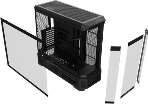 Actual product image Thermaltake "View 600 TG Black" (ATX, mATX, Mini-ITX)